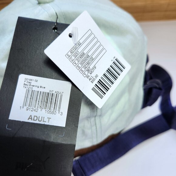 Puma By Rihanna F Fenty Cap Hat Bay Evening Blue Unisex One Size New - Picture 11 of 14